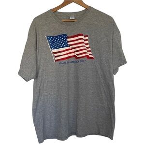 Women’s made in amaerica 2017 “made in the USA” XL grey Tee